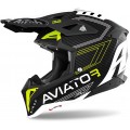 Шлем кроссовый Airoh Aviator 3 Primal 3K Carbon Шлем кроссовый Airoh Aviator 3 Primal 3K Carbon