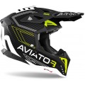 Шлем кроссовый Airoh Aviator 3 Primal 3K Carbon