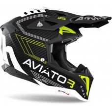 Шлем кроссовый Airoh Aviator 3 Primal 3K Carbon