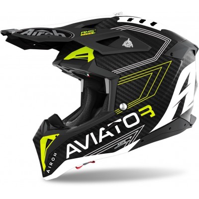 Шлем кроссовый Airoh Aviator 3 Primal 3K Carbon