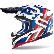 Шлем кроссовый Airoh Aviator 3 Rainbow Carbon Шлем кроссовый Airoh Aviator 3 Rainbow Carbon
