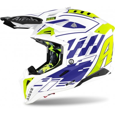 Шлем кроссовый Airoh Aviator 3 Rampage Carbon
