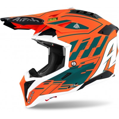 Шлем кроссовый Airoh Aviator 3 Rampage Carbon