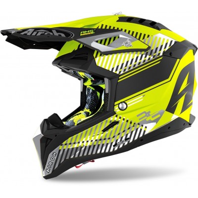 Шлем кроссовый Airoh Aviator 3 Wave Carbon