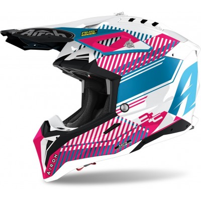 Шлем кроссовый Airoh Aviator 3 Wave Carbon