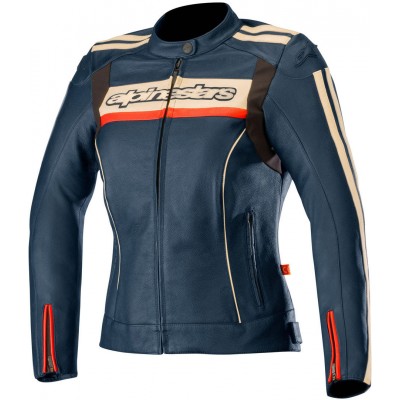 Мотокуртка женская кожаная Alpinestars Stella Dyno V2