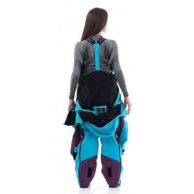 Комбинезон для снегохода и сноуборда Dragonfly Extreme Woman Blue-Purple 2020