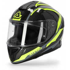 Шлем интеграл Acerbis Tarmak Carbon Grey/Yellow