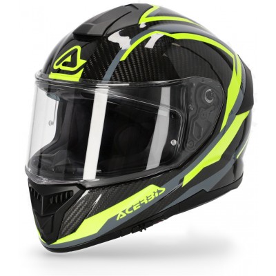 Шлем интеграл Acerbis Tarmak Carbon Grey/Yellow