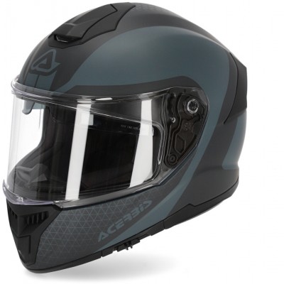 Шлем интеграл Acerbis Krapon Grey/Black