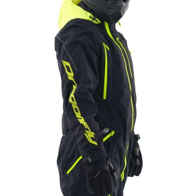Комбинезон для снегохода и сноуборда Dragonfly Extreme Black-Yellow 2020
