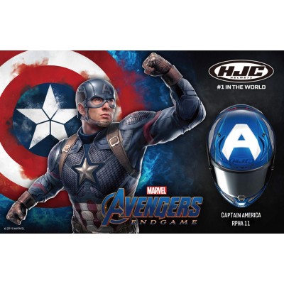 Шлем интеграл HJC RPHA 11 Captain America Marvel