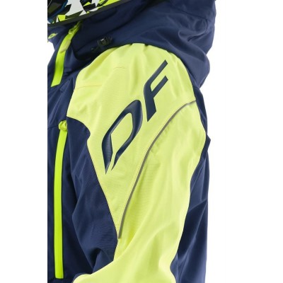 Комбинезон для снегохода и сноуборда Dragonfly Extreme Blue-Yellow Fluo 2020