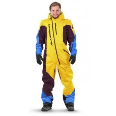 Комбинезон лыжный/сноубордический Dragonfly SKI Premium MAN YELLOW&BROWN 2020