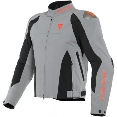 Мотокуртка текстильная Dainese Indomita D-Dry XT Frost-Gray/Black-Matt/Fluo-Red