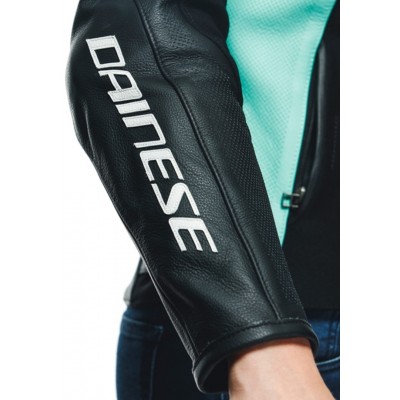 Мотокуртка кожаная женская Dainese Racing 4 Перфорированная