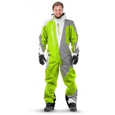 Комбинезон лыжный/сноубордический Dragonfly SKI Premium MAN GREEN&WHITE 2020
