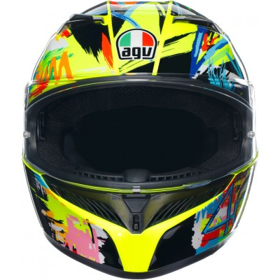 Шлем интеграл AGV K3 Rossi Winter Test 2019