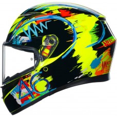 Шлем интеграл AGV K3 Rossi Winter Test 2019