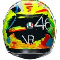 Шлем интеграл AGV K3 Rossi Winter Test 2019
