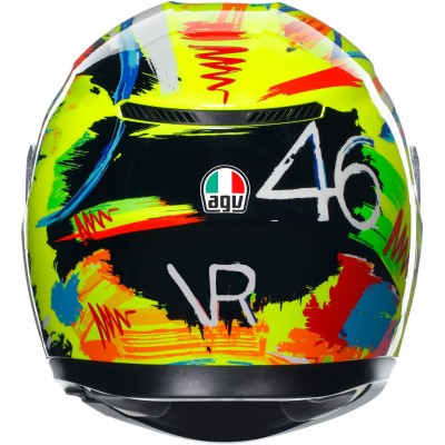 Шлем интеграл AGV K3 Rossi Winter Test 2019