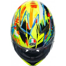 Шлем интеграл AGV K3 Rossi Winter Test 2019