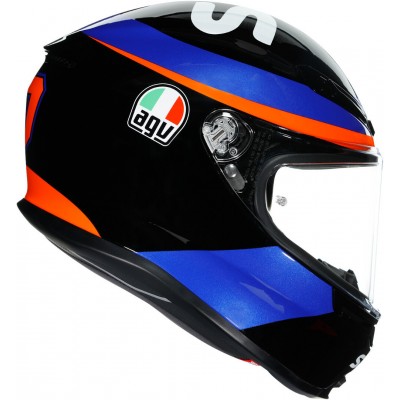 Шлем интеграл AGV K6 Marini Sky Racing Team 2021