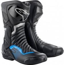 Ботинки Alpinestars SMX 6 v2 Black/Blue Ботинки Alpinestars SMX 6 v2 Black/Blue