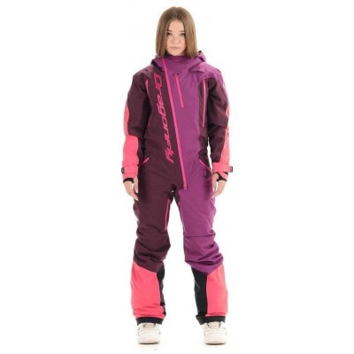 Комбинезон лыжный/сноубордический Dragonfly SKI Premium WOMAN PURPLE&BROWN 2020