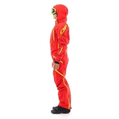 Комбинезон для снегохода и сноуборда Dragonfly Extreme Woman Red-Fluo 2020