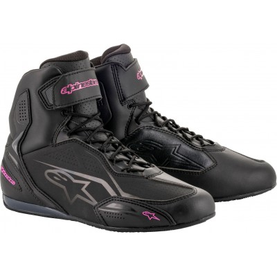Мотоботы женские Alpinestars Stella Faster-3 Черный/Розовый