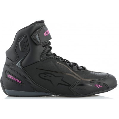 Мотоботы женские Alpinestars Stella Faster-3 Черный/Розовый