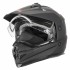 Снегоходный шлем с двойным стеклом XTR DSE1 черный матовый