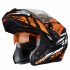 Снегоходный шлем модуляр с электростеклом XTR MODE1 Tornado оранжевый матовый