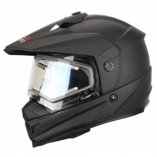 Снегоходный шлем с электростеклом XTR DSE1 черный матовый