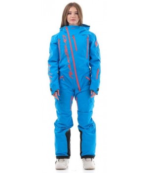 Комбинезон лыжный/сноубордический Dragonfly SKI Premium WOMAN BLUE 2020