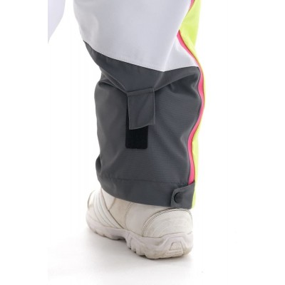 Комбинезон для снегохода и сноуборда Dragonfly Extreme Woman Yellow-White 2020