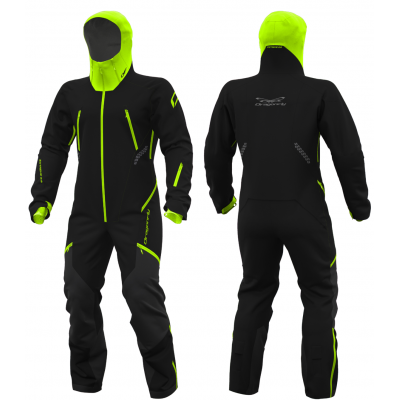 Комбинезон Dragonfly Extreme 2.0 MAN Black-Yellow-Green Fluo