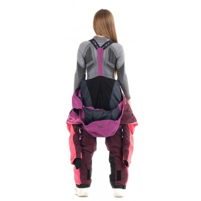 Комбинезон лыжный/сноубордический Dragonfly SKI Premium WOMAN PURPLE&BROWN 2020