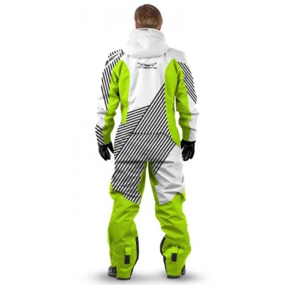 Комбинезон лыжный/сноубордический Dragonfly SKI Premium MAN GREEN&WHITE 2020