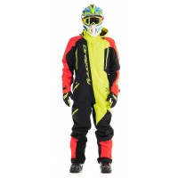 Комбинезон для снегохода и сноуборда Dragonfly Extreme Red-Yellow Fluo 2020