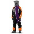 Комбинезон для снегохода и сноуборда Dragonfly Extreme Orange-Purple Fluo 2020
