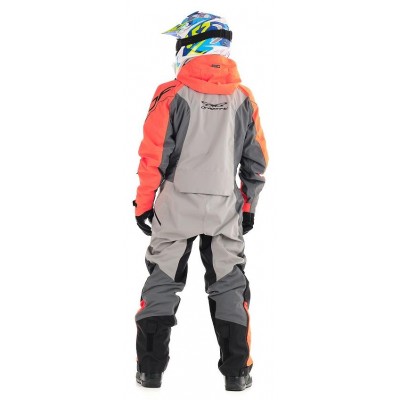 Комбинезон для снегохода и сноуборда Dragonfly Extreme Orange-Grey 2020