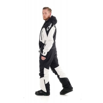 Комбинезон лыжный/сноубордический Dragonfly SKI Premium MAN BLACK&WHITE 2020