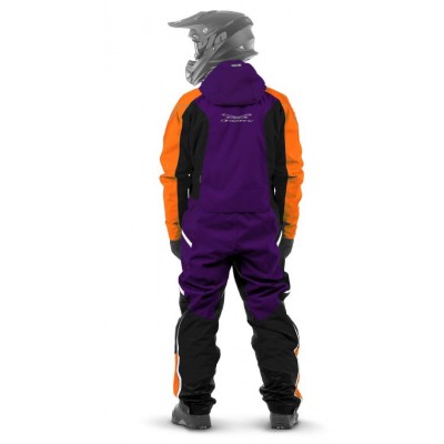 Комбинезон для снегохода и сноуборда Dragonfly Extreme Orange-Purple Fluo 2020