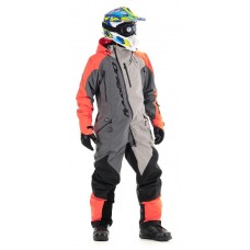 Комбинезон для снегохода и сноуборда Dragonfly Extreme Orange-Grey 2020