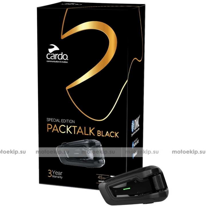 Мотогарнитура Cardo Packtalk Black Special Edition