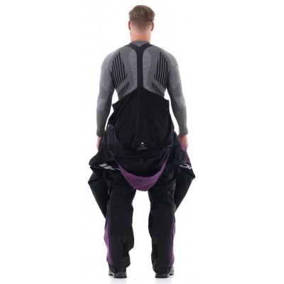 Комбинезон для снегохода и сноуборда Dragonfly Extreme Black-Purple 2020