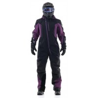 Комбинезон для снегохода и сноуборда Dragonfly Extreme Black-Purple 2020