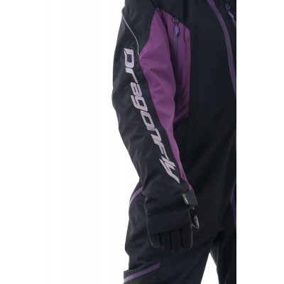 Комбинезон для снегохода и сноуборда Dragonfly Extreme Black-Purple 2020